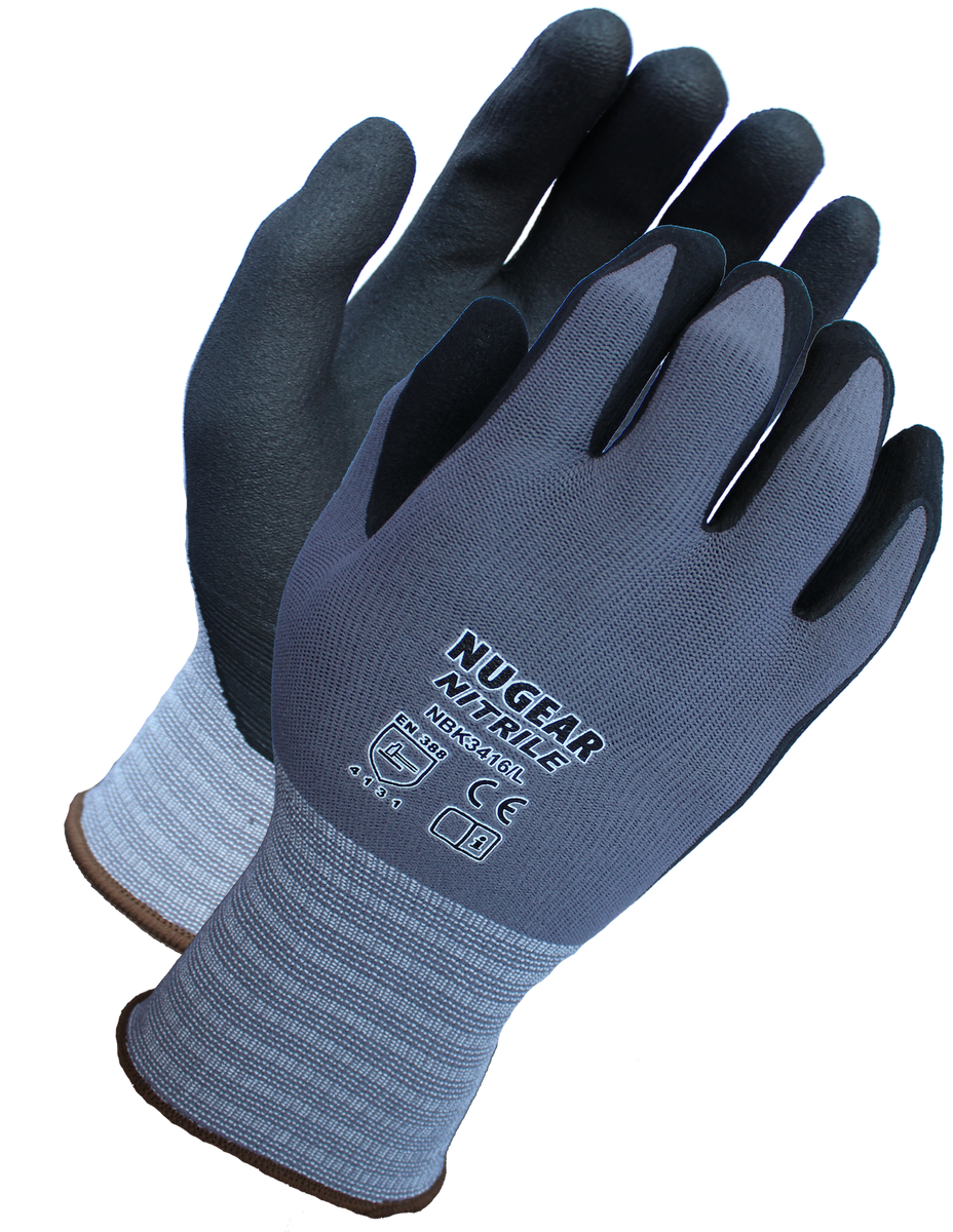 NEOTRIL Safety Work Gloves MicroFoam Nitrile Coated-3 Pairs, Seamless Knit  Nylon Bulk Pack Working Gloves with Grip for Men Women Light Duty  Work,Automotive,Warehouse (Gray,M) - Yahoo Shopping